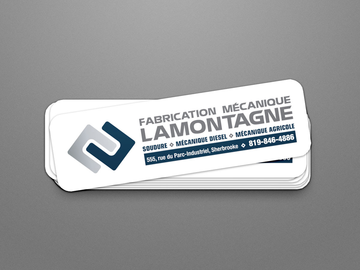 Autocollants pour Fabrication Mécanique Lamontagne
